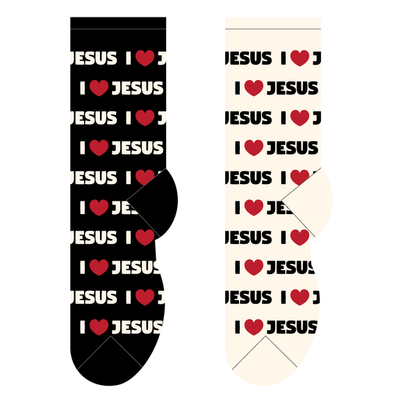 Foozys I Love Jesus (Men's Socks)
