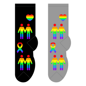 Foozys Gay Pride (Men's Socks)