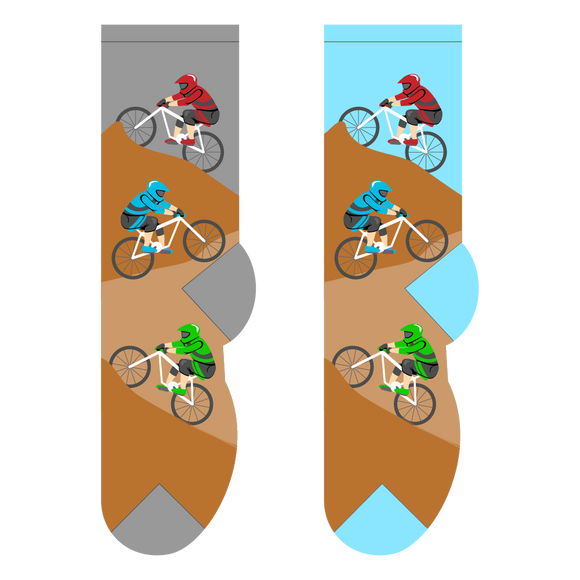 Foozys Mountain Biking (Men's Socks)