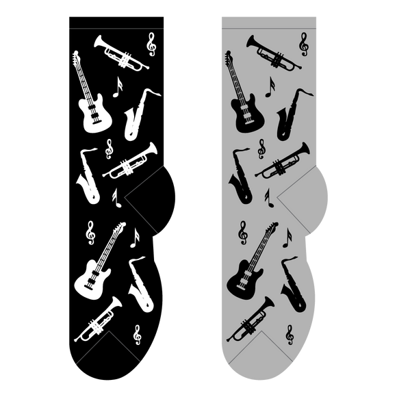 Foozys Musical Instruments (Men's Socks)