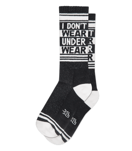 Gumball Poodle "I Don't Wear Underwear" (Unisex Socks)