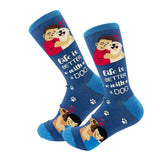 Happy Tails "Life Is Better With A Dog" (Unisex Socks)