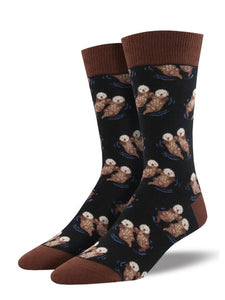 Significant Otter - Black (Men's Socks)