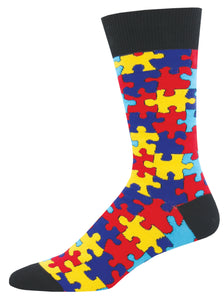 Puzzled - Multi (Men's Socks)
