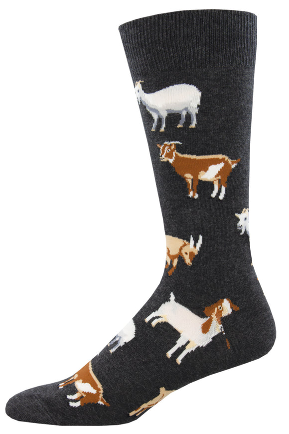 Silly Billy - Charcoal Heather (Men's Socks)