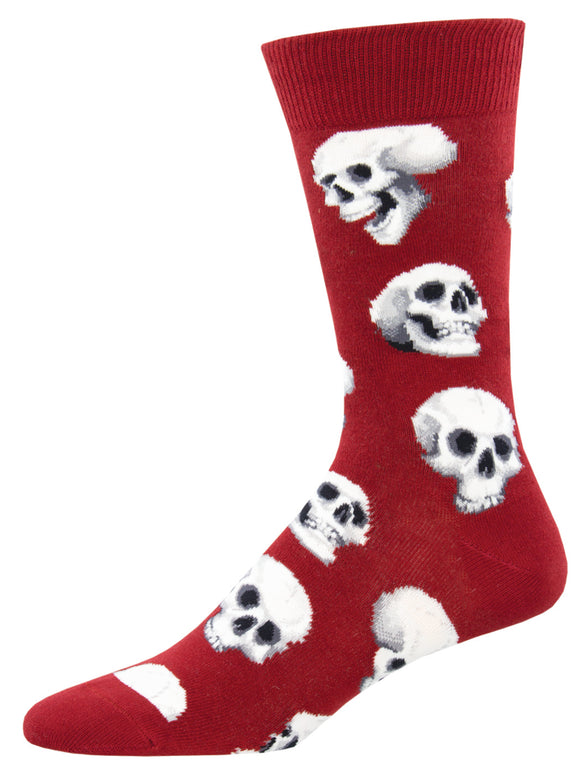 Sacred Skulls - Red (Men's Socks)