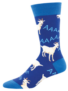 Screaming Goats - Blue (Men's Sock's)