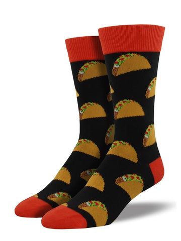 Tacos - Black (Men's Socks)