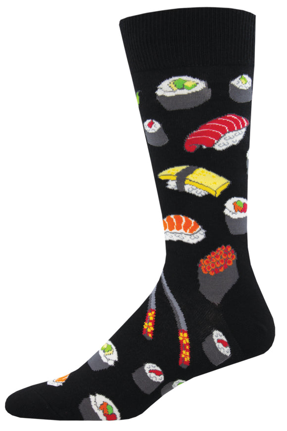 Sushi - Black (Men's Socks)