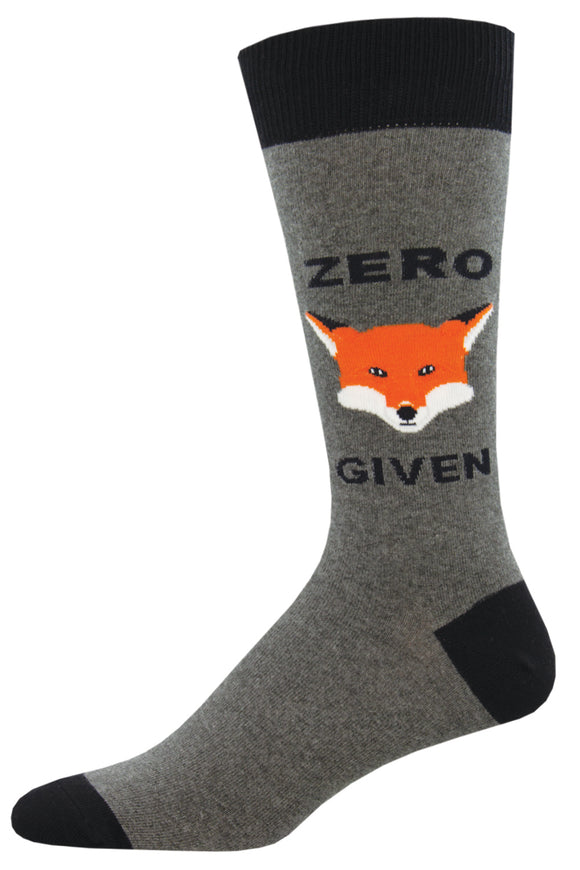 Zero Fox Given - Gray Heather (Men's Socks)