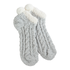 Cozy Pom Low - Smoke (Women's Socks)