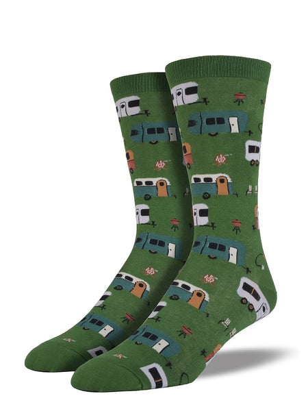 Camptown - Parrot Green (Men's Socks)