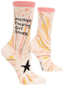Blue Q "Mother Fucking Girl Power" (Women's Socks)