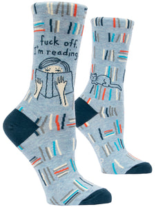 Blue Q "Fuck Off I'm Reading" (Women's Socks)