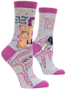 Blue Q "My Dog Is Cool As Fuck" (Women's Socks)