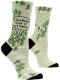 Blue Q "I Fucking Love It Out Here" (Women's Socks)