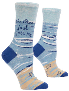 Blue Q "The Ocean Just Gets Me" (Women's Socks)
