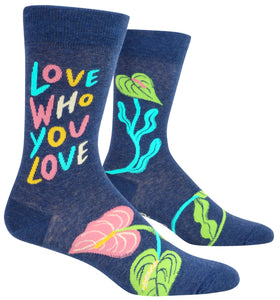 Blue Q "Love Who You Love" (Men's Socks)