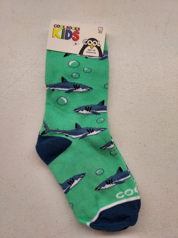 Kids Socks Ages 7-10: Sharks