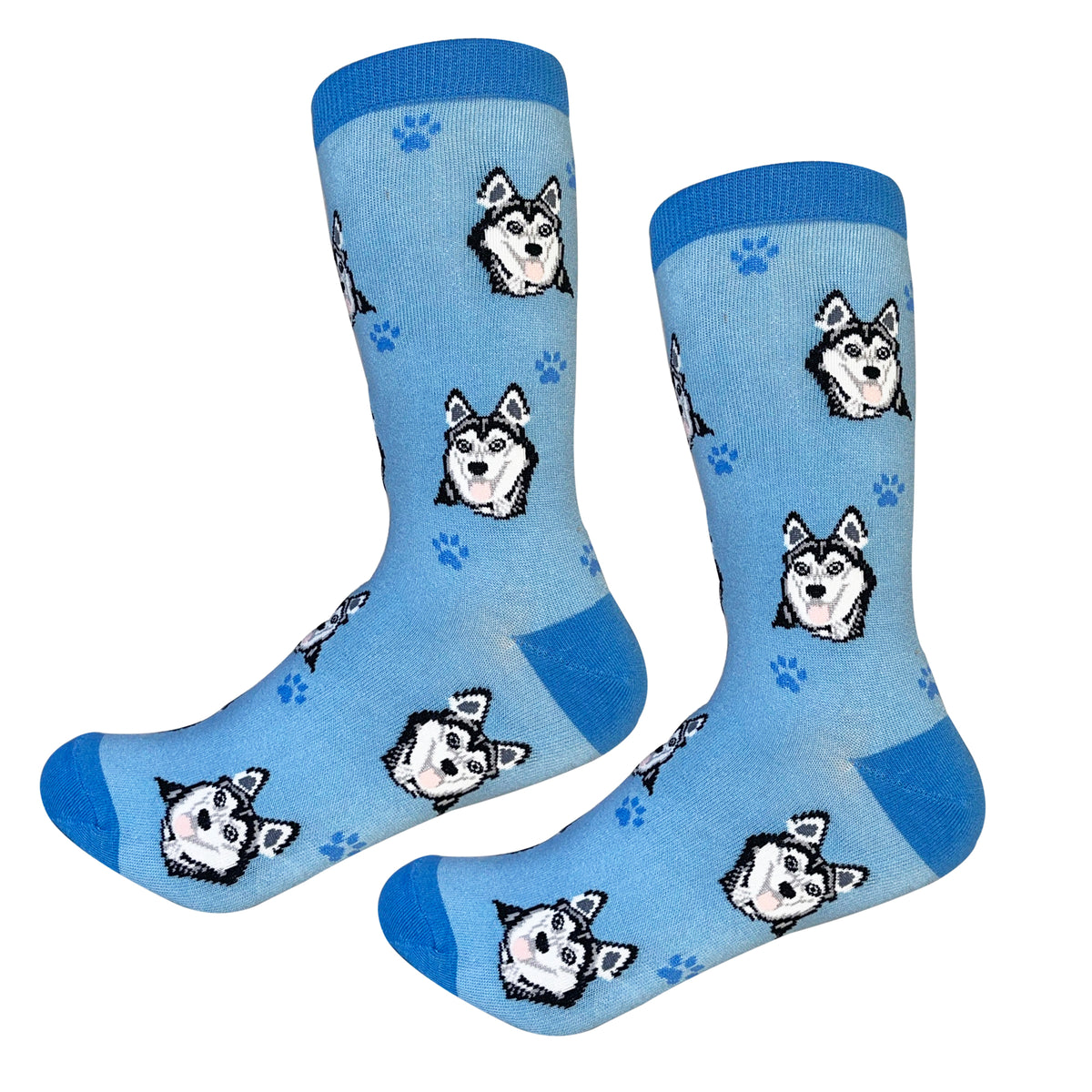 Sock Daddy Siberian Husky - Faces (Unisex Socks) – Mike's Wild Crazy Socks