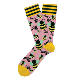 Two Left Feet "Buzzzz Off Bees" (Unisex Socks)