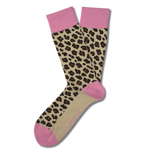 Two Left Feet "Jungle Barbie" Animal Print (Unisex Socks)