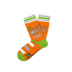 Two Left Feet Socks For Kids! "Just Chillin'" Sloth