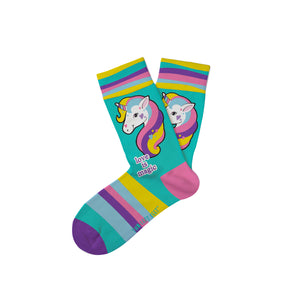 Two Left Feet Socks For Kids! "Love Is Magic" Unicorn