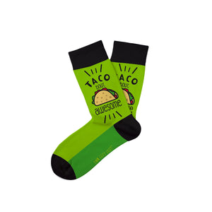 Two Left Feet Socks For Kids! "Taco Bout Awesome"