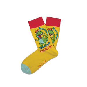 Two Left Feet Socks For Kids! "Roarsome Dinosaur"