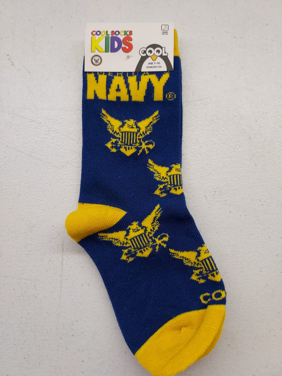 Kids Socks Ages 7-10: U.S. Navy