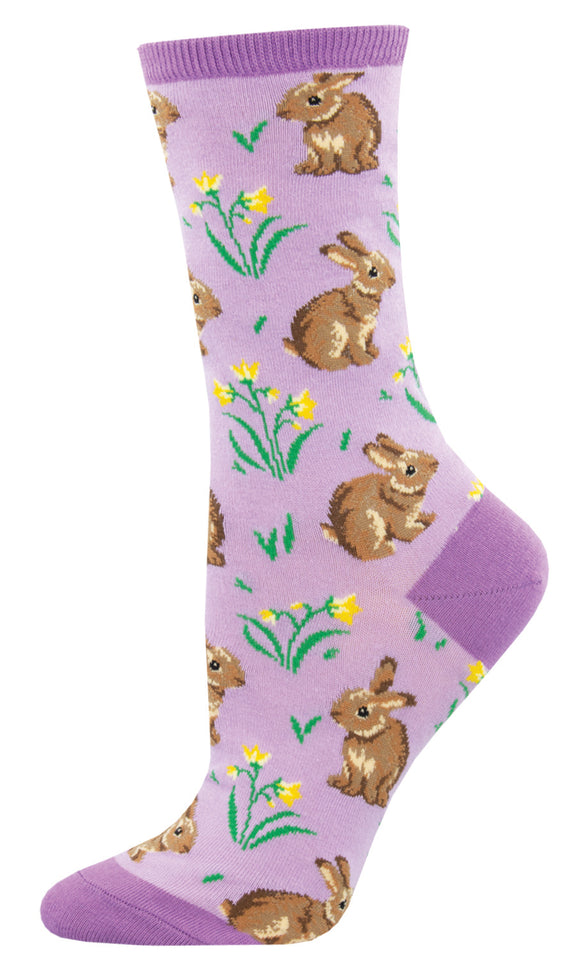 Relaxed Rabbit - Lavender (Women's Socks)