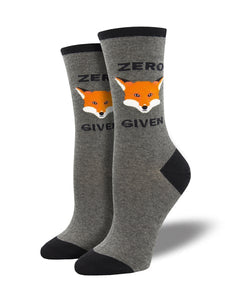 Zero Fox Given - Gray Heather (Women's Socks)