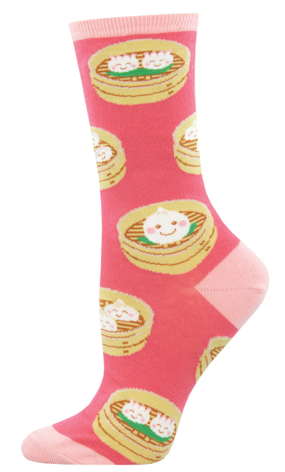 Cute As A Dumpling - Pink (Women's Socks)