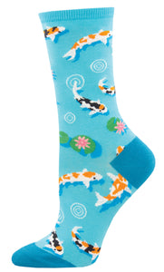 Koi Pond - Blue (Women's Socks)