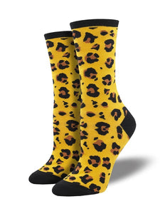 Leopard Print - Gold (Women's Socks)