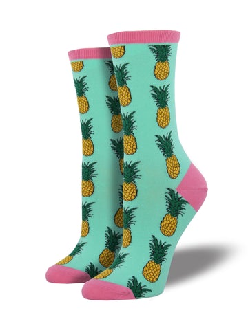 Pineapples - Wintergreen (Women's Socks)