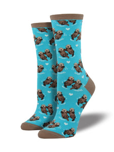 Significant Otter - Bright Blue (Women's Socks)