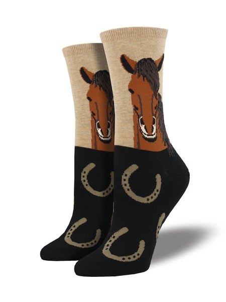 Horse Portrait - Hemp (Women's Socks)