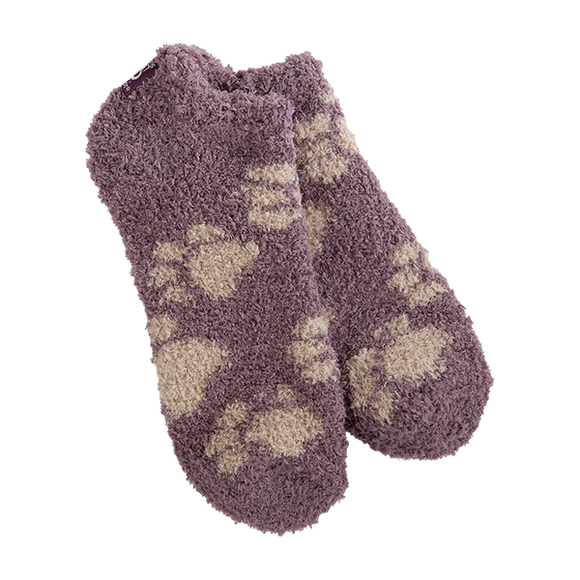 Cozy Low - Paw Print (Women's Socks)