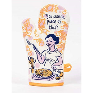Blue Q Oven Mitt "You Wanna Piece Of This?"